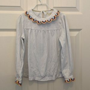 Mini Boden Rainbow Collared Short